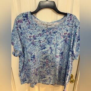 Gloria Vanderbilt Women's Blue/Purple tee